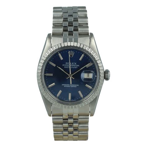 rolex 16030 blue dial|rolex datejust 16030 price.